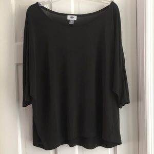 Old Navy Black Dolman sleeve blouse